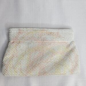 Vintage Iridescent Pinch Open Small Clutch